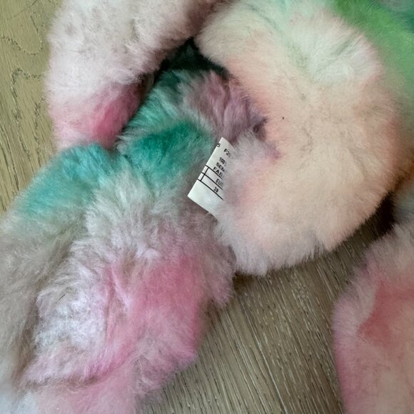 EMU Australia Shearling Mayberry Tie-Dye Slippers 8 - Picture 3 of 3